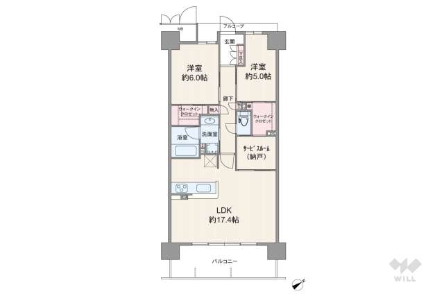リビオ彩都:間取り図面