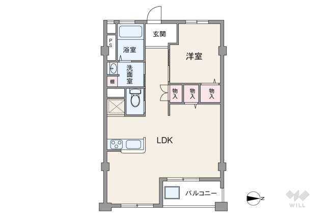 宝塚第5コーポラス:間取り図面