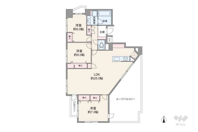 グランイーグル池上駅前:間取り図面