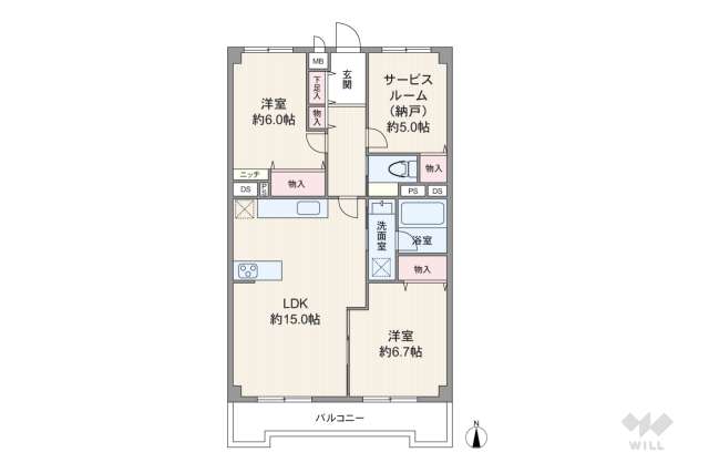 新大阪シティハイツ:間取り図面