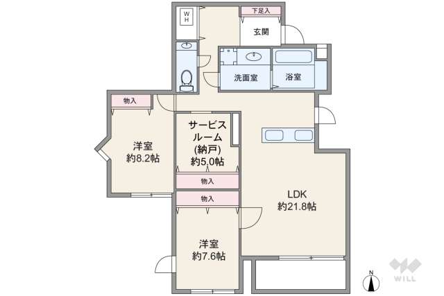オリエントロイヤルハウス経堂:間取り図面