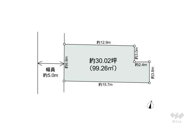 宝塚市大成町 土地:間取り図面
