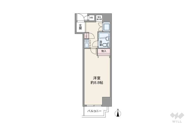 ラウムズ富士見町:間取り図面