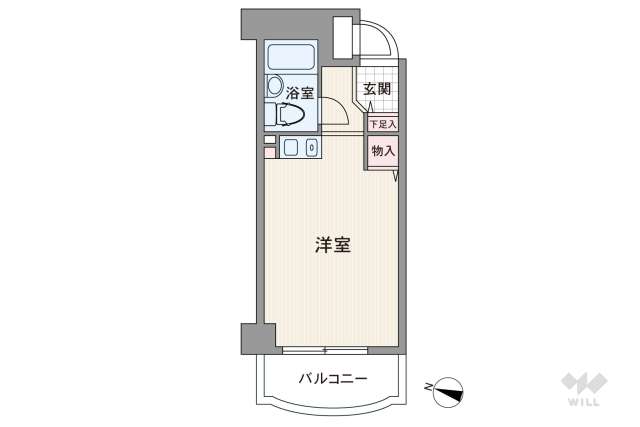 エステハイツ塚本:間取り図面