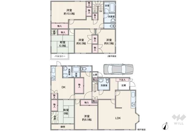 宝塚市中山五月台5丁目 一戸建て:間取り図面