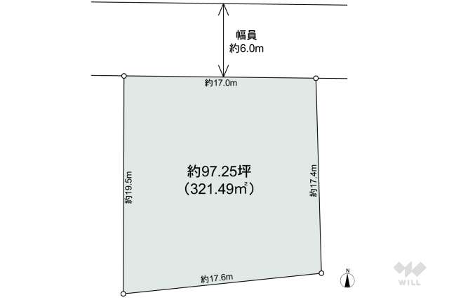 宝塚市売布きよしガ丘 土地:間取り図面
