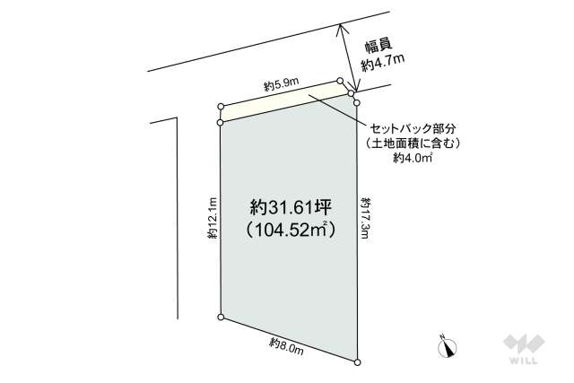宝塚市南口2丁目 土地:間取り図面
