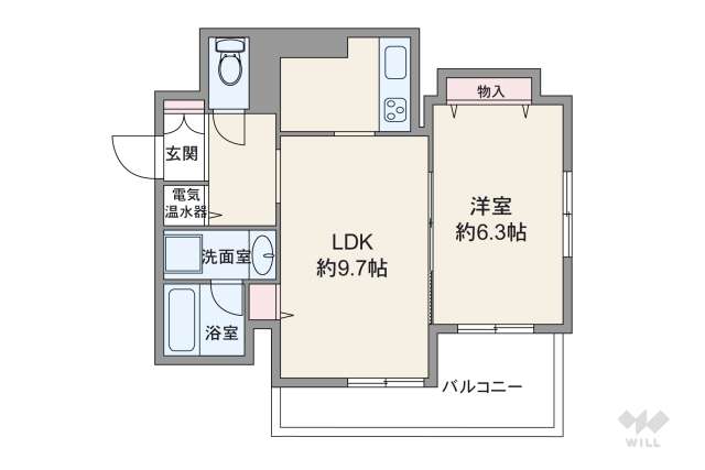 金山レックスマンション:間取り図面