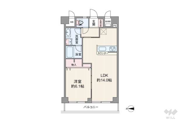 オータム世田谷:間取り図面