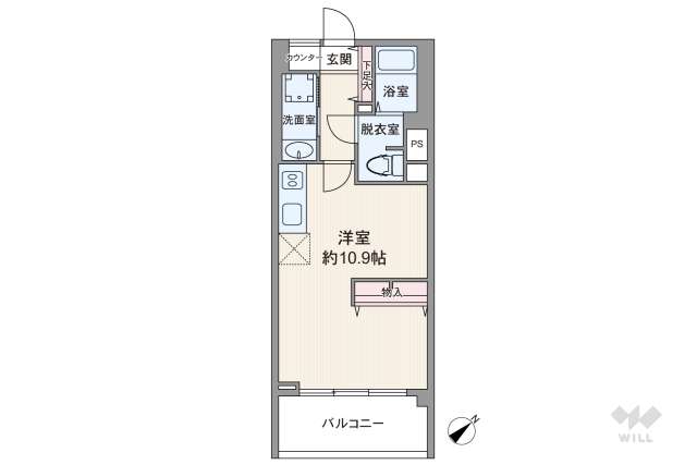 目黒小山マンション:間取り図面