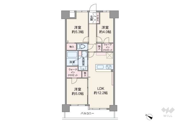 コスモ旗の台:間取り図面