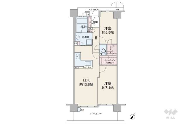 宝塚エリー:間取り図面