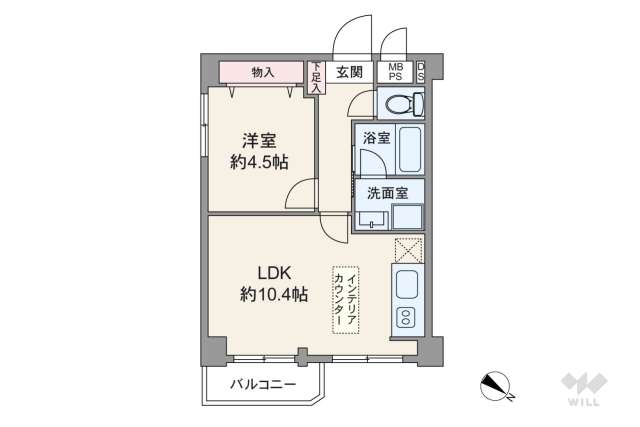 クラウン西麻布:間取り図面