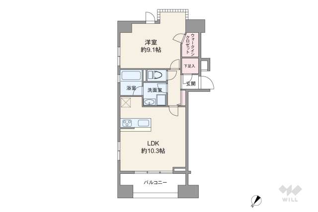 カテリーナ代々木プレイス:間取り図面