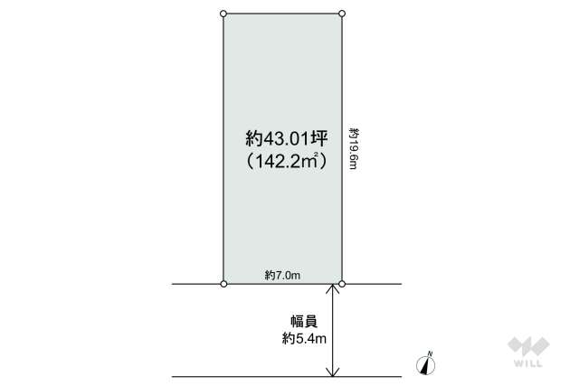 名古屋市瑞穂区白砂町4丁目 土地:間取り図面