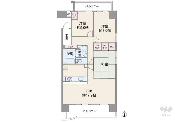 シティコープ富士見:間取り図面