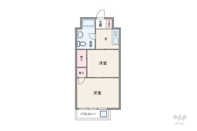 ニュー池尻マンション:間取り図面