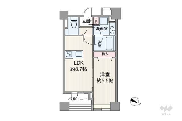 ダイナシティ三宿:間取り図面