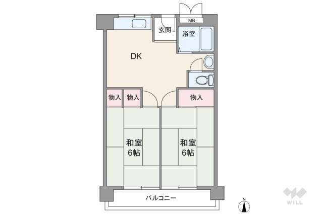 園田第1シェトア:間取り図面