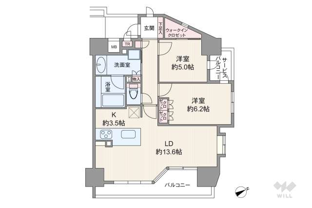 ベリスタ覚王山:間取り図面