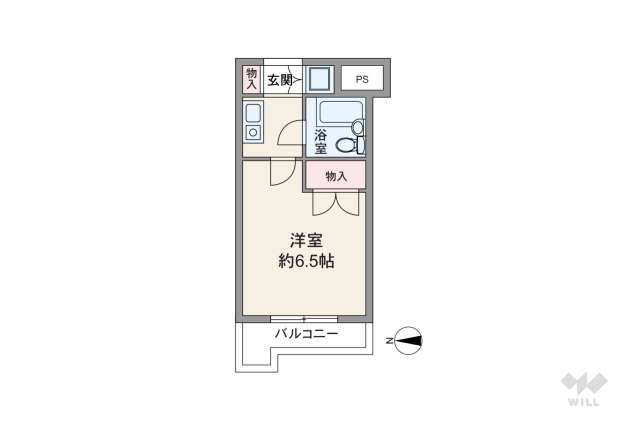 ワコーレ中井:間取り図面