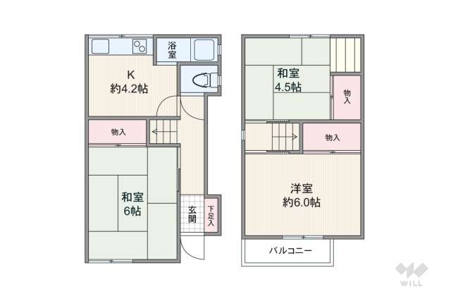 宝塚市高司3丁目 一戸建て:間取り図面