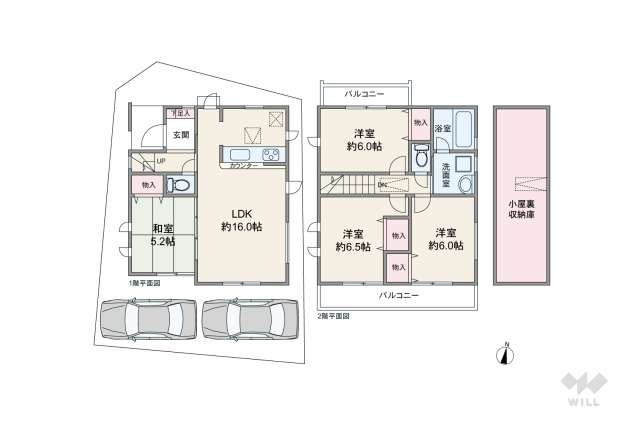 世田谷区上祖師谷7丁目 一戸建て:間取り図面