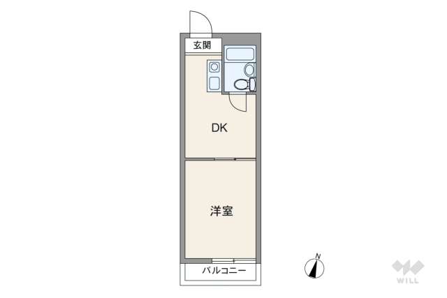 メゾン・ド・クリスタル:間取り図面