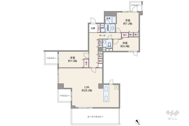 フォルム上池台:間取り図面