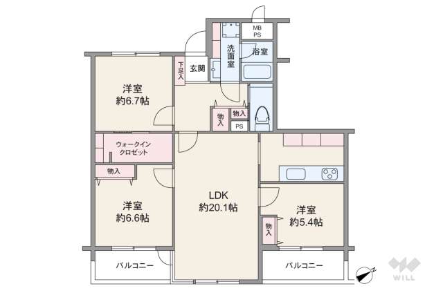 世田谷ハウス:間取り図面
