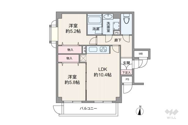 蒲田シティハウス:間取り図面