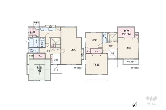 川口市大字安行領家 一戸建て:間取り図面