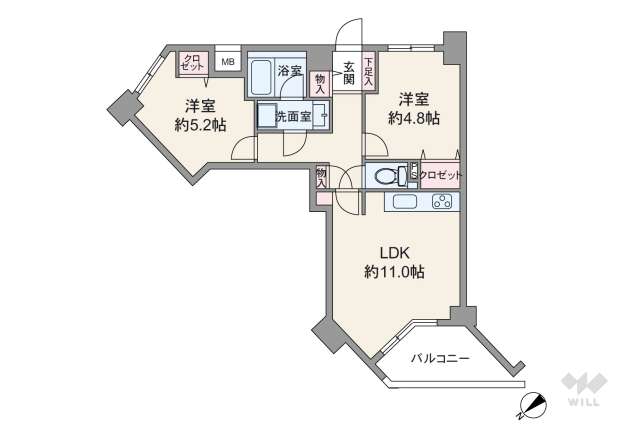 ライオンズガーデン幡ヶ谷:間取り図面