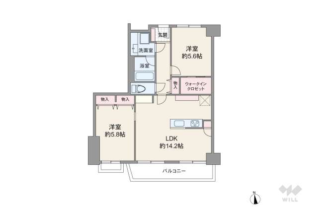下馬スカイマンション:間取り図面