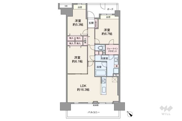 東京サーハウスガーデンポート:間取り図面