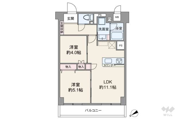 東大井スカイハイツ:間取り図面
