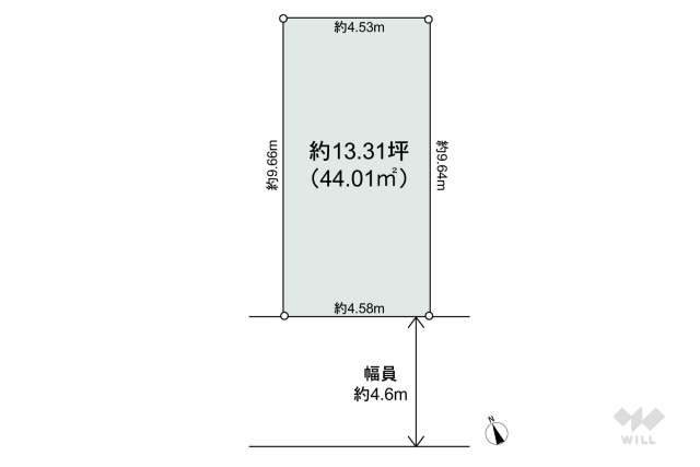 高槻市寿町3丁目 土地:間取り図面