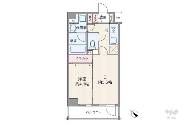 日神デュオステージ池上:間取り図面