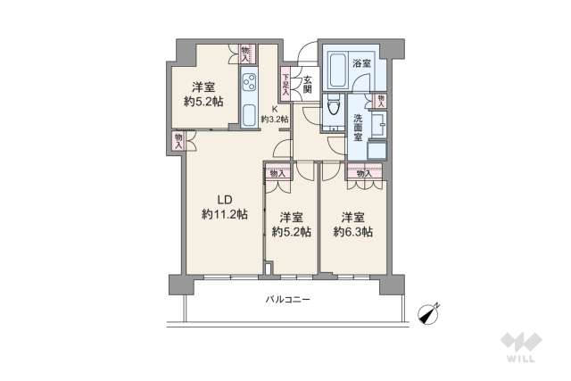 ザ・パークハウス中之島タワー:間取り図面
