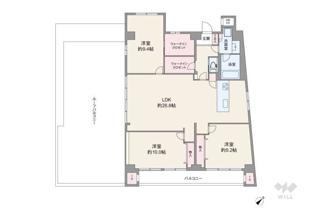藤和高輪台コープ:間取り図面