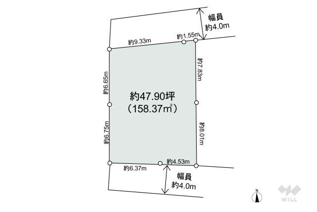 世田谷区上祖師谷3丁目 土地:間取り図面