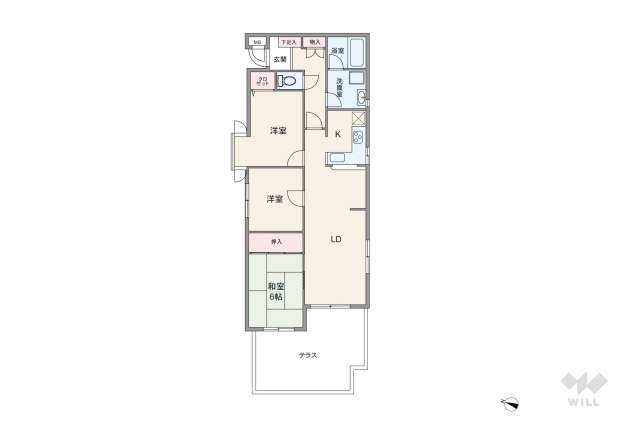 パシフィックパレス久末:間取り図面