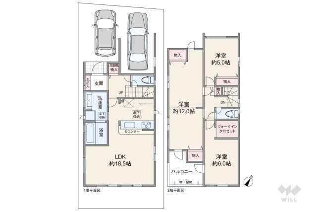 尼崎市南武庫之荘10丁目 一戸建て:間取り図面