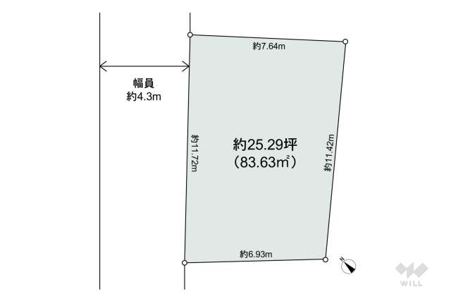 大田区南馬込3丁目 土地:間取り図面