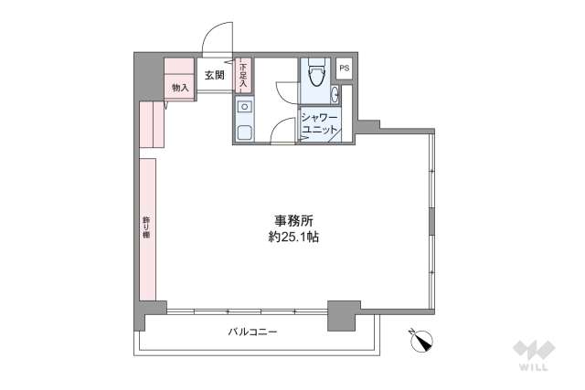 代々木エアハイツ:間取り図面