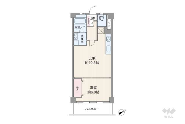 駒場ネオパレス（世田谷区）:間取り図面