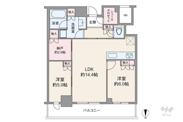 大阪ひびきの街ザ・サンクタスタワー:間取り図面