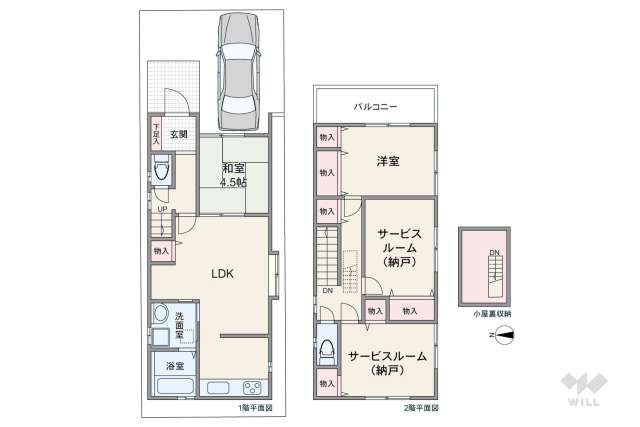 尼崎市大庄川田町 一戸建て:間取り図面