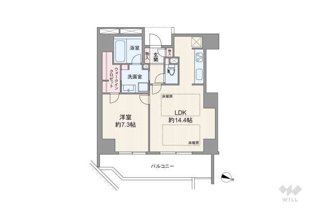 ソシオタワー南船場:間取り図面
