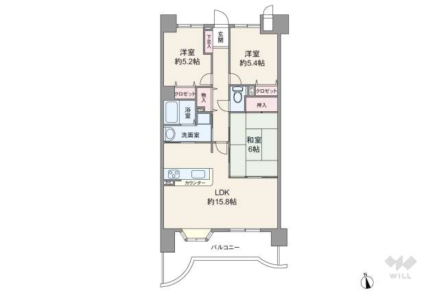 グレイス千種:間取り図面